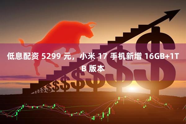 低息配资 5299 元，小米 17 手机新增 16GB+1TB 版本